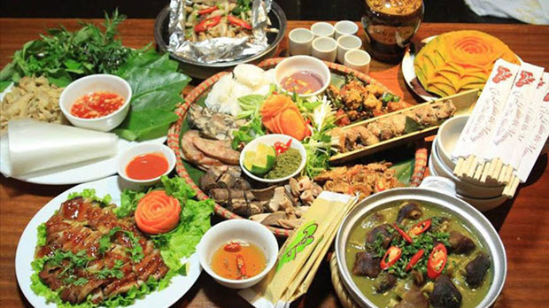 Đặc sắc “cỗ lá” của người Mường, Phú Thọ